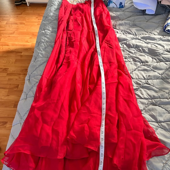 Candy Red Apple Gown. - Picture 7 of 14